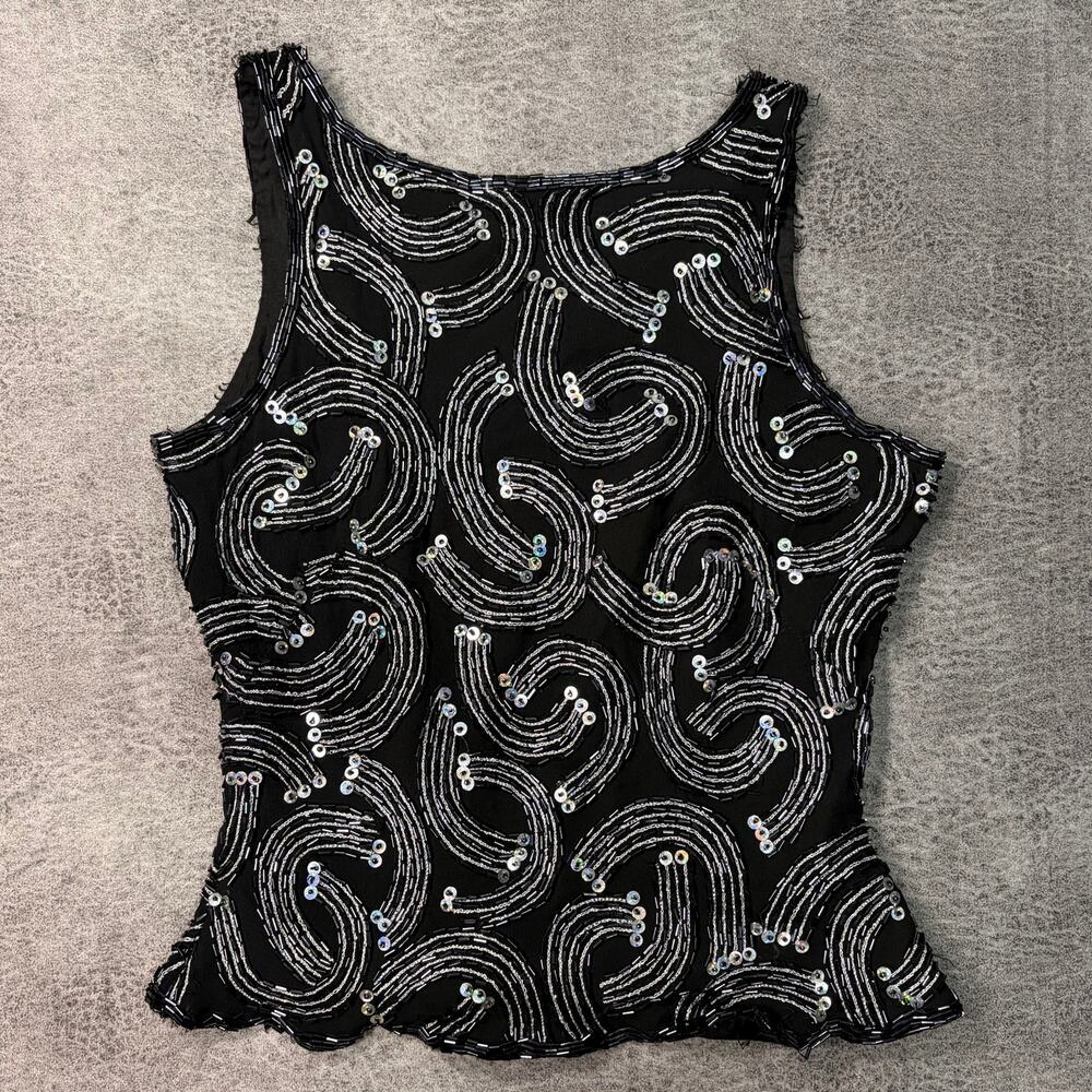 Vintage Papell Boutique Beaded Tank